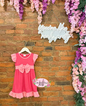 Load image into Gallery viewer, Sleeping Princess Flutter Sleeve Dress
