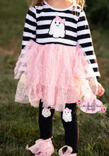 Load image into Gallery viewer, Pink Tulle Ghost Set With Leggings
