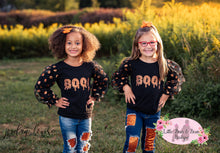 Load image into Gallery viewer, Boo! Long Sleeve Poof Sleeve Shirt
