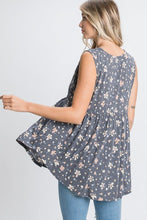 Load image into Gallery viewer, Heimish Floral Babydoll Top with Front Buttons

