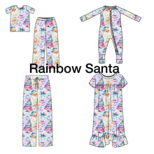 Load image into Gallery viewer, Preorder Closes 7/18- Family Christmas PJS-- Rainbow Santa
