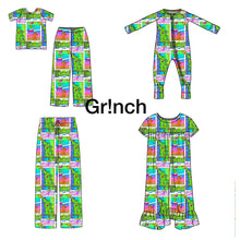 Load image into Gallery viewer, Preorder Closes 7/18- Family Christmas PJS-- Gr!nch
