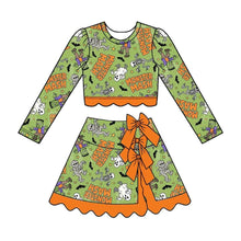 Load image into Gallery viewer, Preorder Closes 7/26 - LONG SLEEVE &amp; SKORT SET -Halloween

