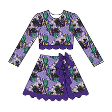Load image into Gallery viewer, Preorder Closes 7/26 - LONG SLEEVE &amp; SKORT SET -Halloween
