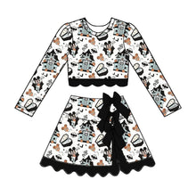 Load image into Gallery viewer, Preorder Closes 7/26 - LONG SLEEVE &amp; SKORT SET -Halloween
