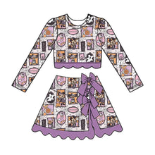 Load image into Gallery viewer, Preorder Closes 7/26 - LONG SLEEVE &amp; SKORT SET -Halloween
