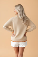 Load image into Gallery viewer, Embroidered Pumpkin Floral Sweater
