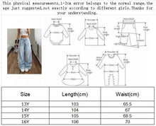 Load image into Gallery viewer, VIP Preorder- Teenager Jeans Light Blue with Stripes
