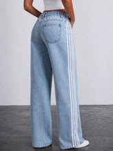 Load image into Gallery viewer, VIP Preorder- Teenager Jeans Light Blue with Stripes
