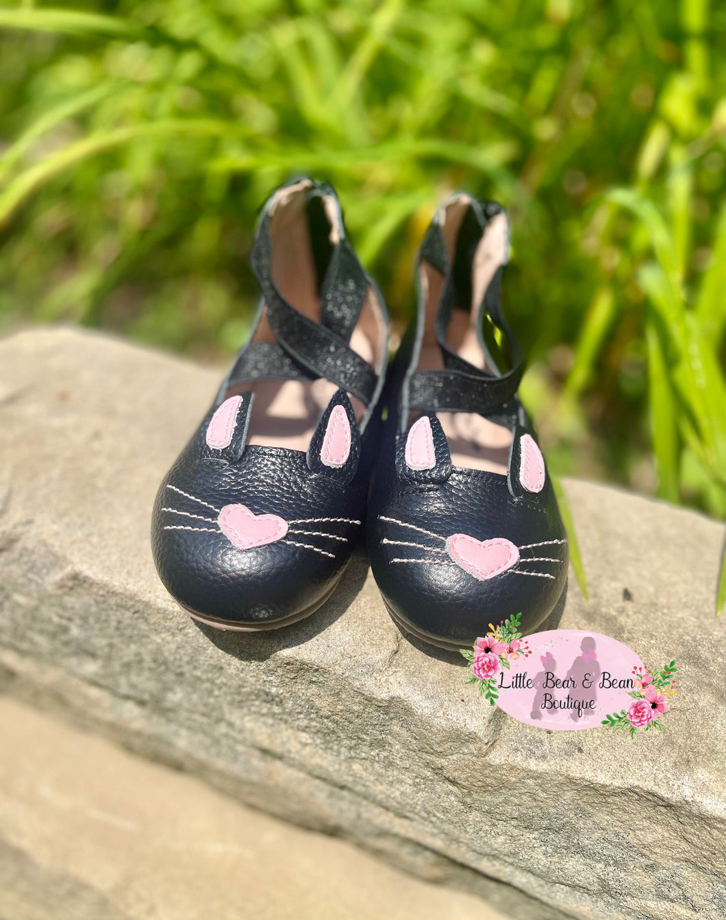 Black Cat Ballerina Shoes
