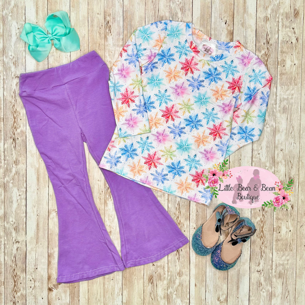 Colorful Snowflake Flare Set