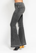 Load image into Gallery viewer, Judy Blue MR Tummy Control Washed Grey Release Hem Flare
