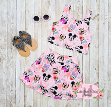 Load image into Gallery viewer, Mouse and Friends Athletic Skort Sets
