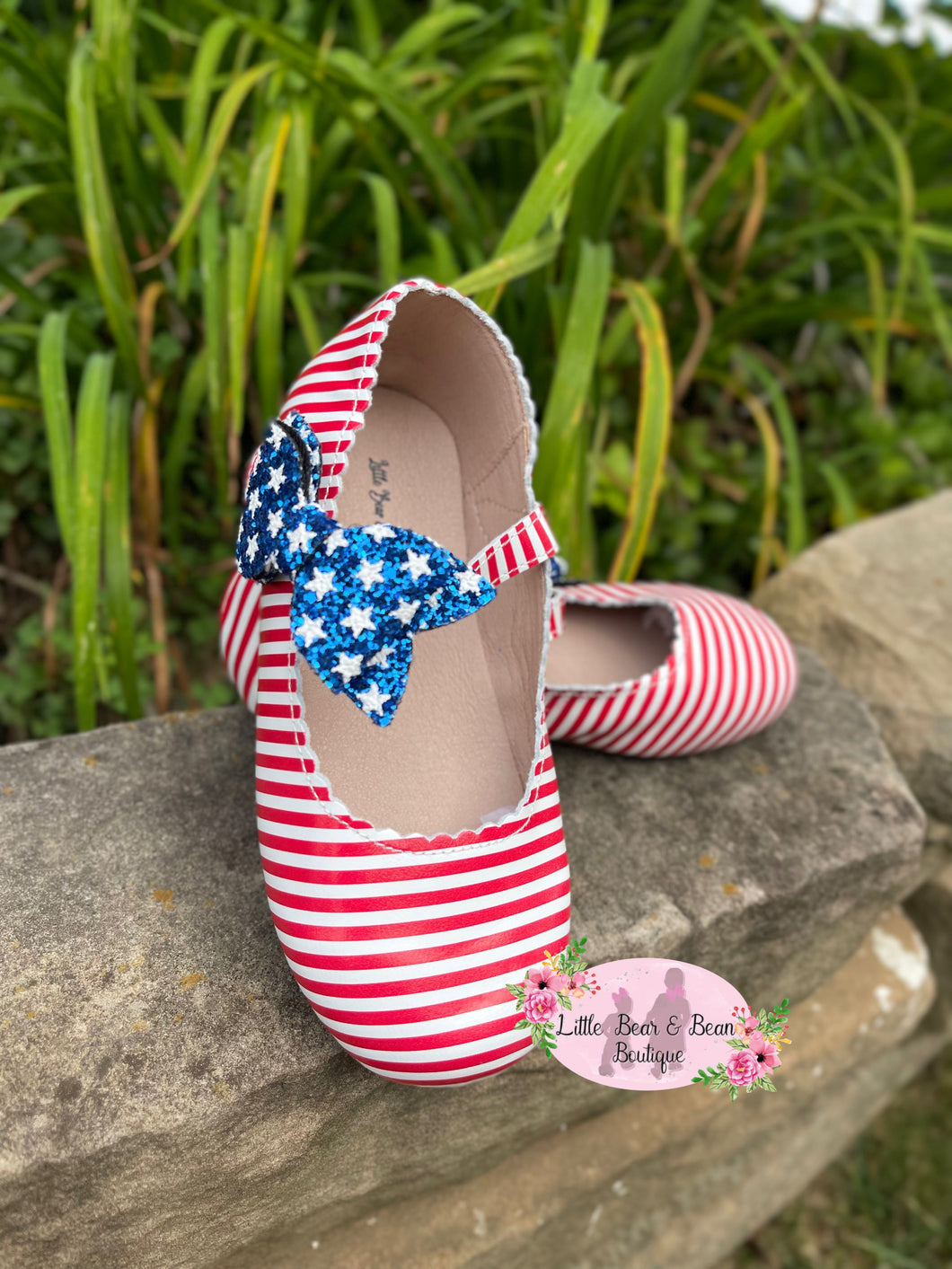 Star Spangled Bow Shoes