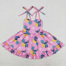Load image into Gallery viewer, Pre-order RTS from Supplier Blue Alien Tie Dress
