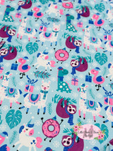 Load image into Gallery viewer, Sloth PJ Set, Sleeper or Nightgown
