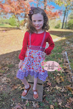 Load image into Gallery viewer, Fall Foxes Ruffle Dress
