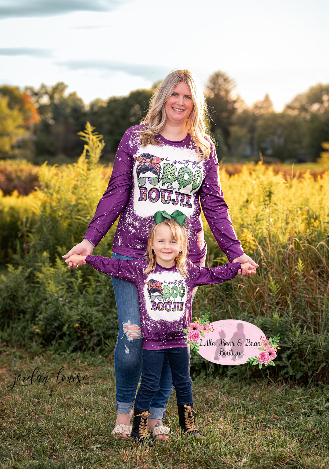 Boo in Boujee Mommy and me Shirts