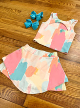 Load image into Gallery viewer, Watercolor 2 Piece Athletic Skort Set
