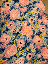 Load image into Gallery viewer, Mommy &amp; Me Blue Pink Floral Dress
