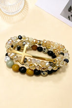 Load image into Gallery viewer, Multi layer stackable breaded bracelets
