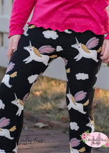 Load image into Gallery viewer, Printed Leggings - Cats, Flamingos, Bees, Pigs, Unicorns
