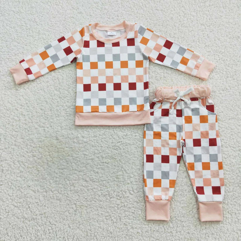 Pre-order RTS from Supplier Checkered Jogger Set
