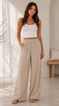 Load image into Gallery viewer, Chris &amp; Carol Ladies High-Waisted Wide leg pants
