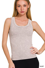 Load image into Gallery viewer, Zenana Ladies Washed Ribbed Tank Top

