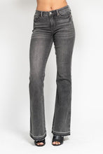 Load image into Gallery viewer, Judy Blue MR Tummy Control Washed Grey Release Hem Flare
