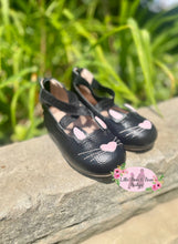 Load image into Gallery viewer, Black Cat Ballerina Shoes

