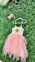 Load image into Gallery viewer, Light Pink Feather Princess Tulle Dress
