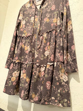 Load image into Gallery viewer, Chris and Carol Wine Floral Zip Tunic
