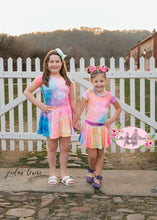Load image into Gallery viewer, Rainbow Ombre Skort Set

