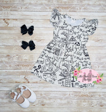 Load image into Gallery viewer, Black And White School Dress
