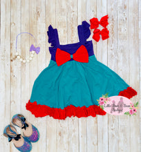 Load image into Gallery viewer, Mermaid Princess Cotton Dress
