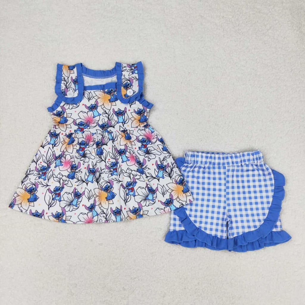 Pre-order RTS from Supplier Blue Alien Ruffle Set – Little Bear and ...