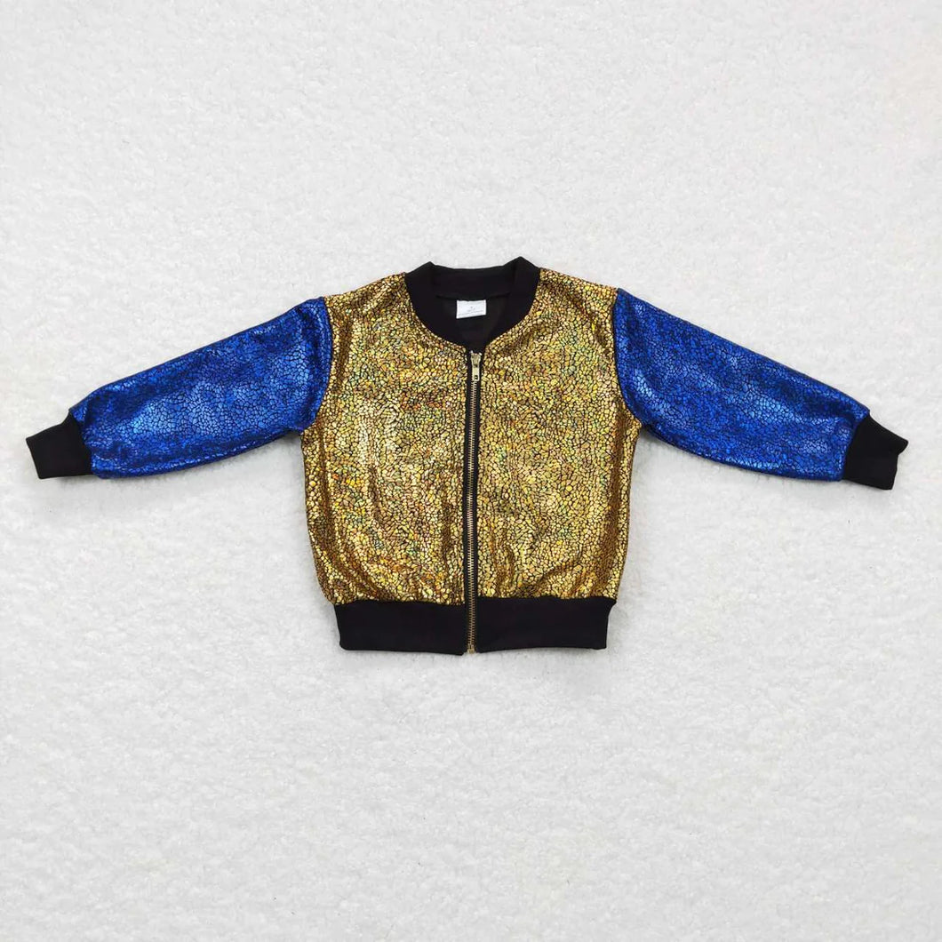 Pre-order RTS from Supplier Blue/Gold Zip Up Jacket