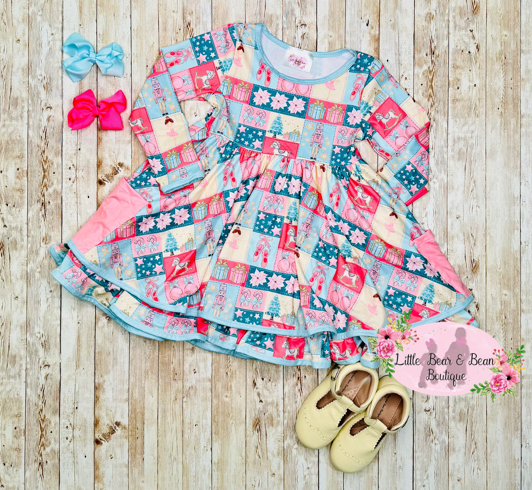 Nutcracker Triple Layer Dress