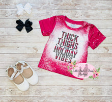 Load image into Gallery viewer, Thick Thighs Holiday Vibes Shirt
