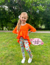 Load image into Gallery viewer, Teal Pumpkin Spice Top and Legging
