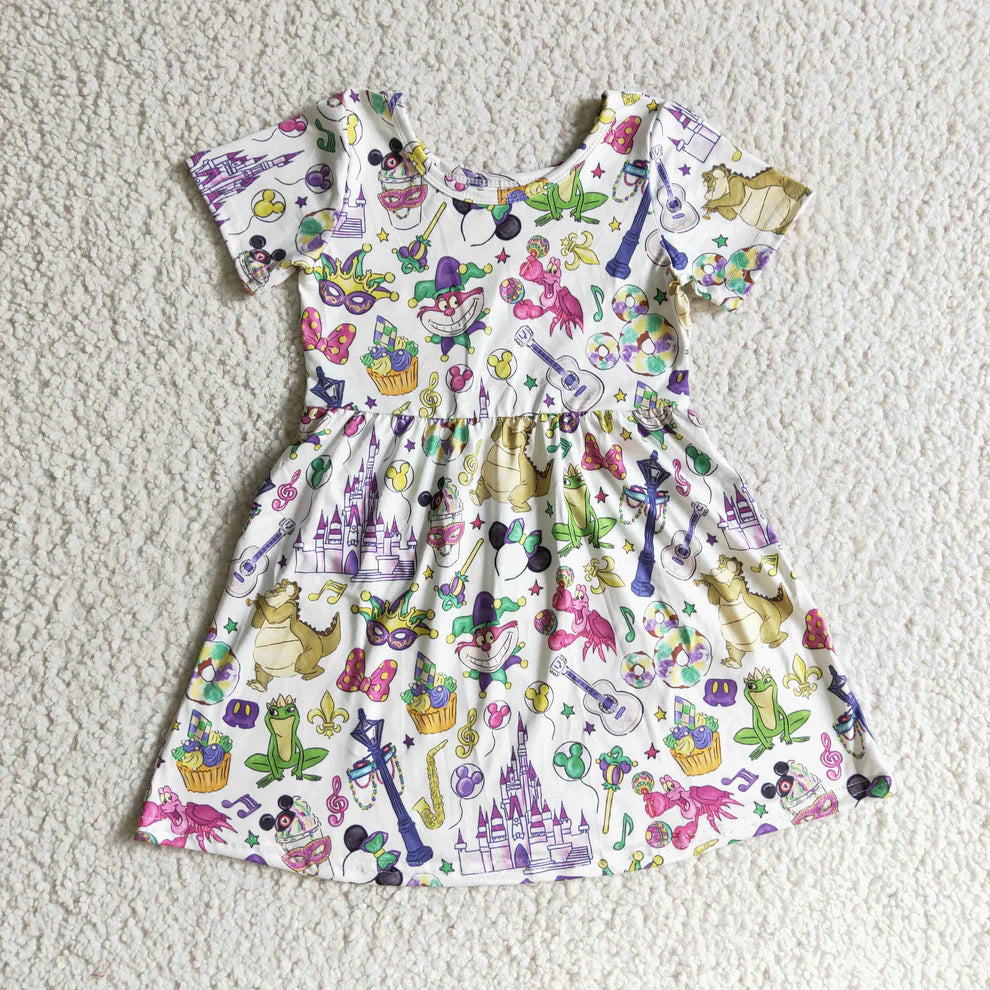 Pre-order RTS from Supplier Magic Mardi Gras Dress 14/16