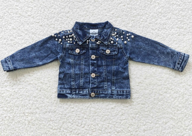 Pre-order RTS from Supplier Denim Pearl Accent Jacket