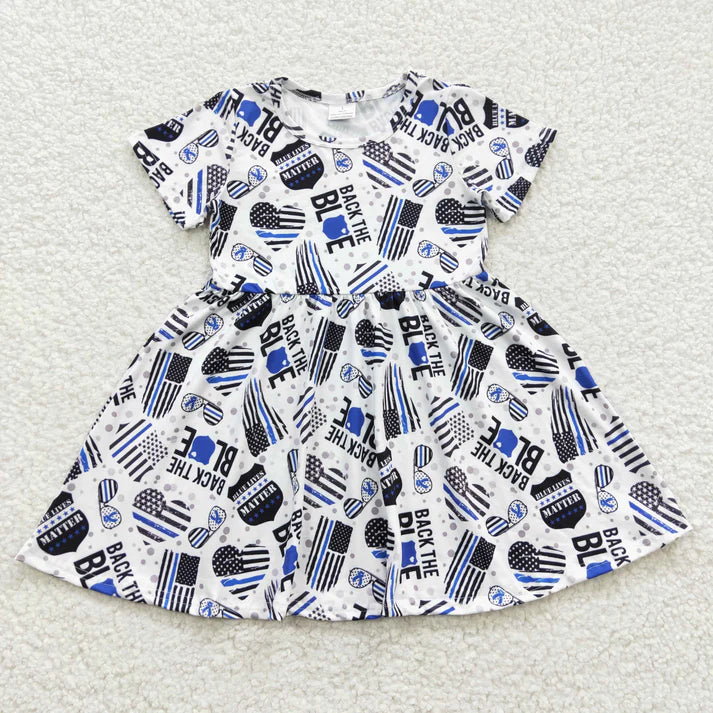 Pre-Order RTS from Supplier Dress Blue Police Dress 7/8