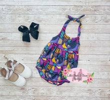 Load image into Gallery viewer, Sally Patchwork Romper
