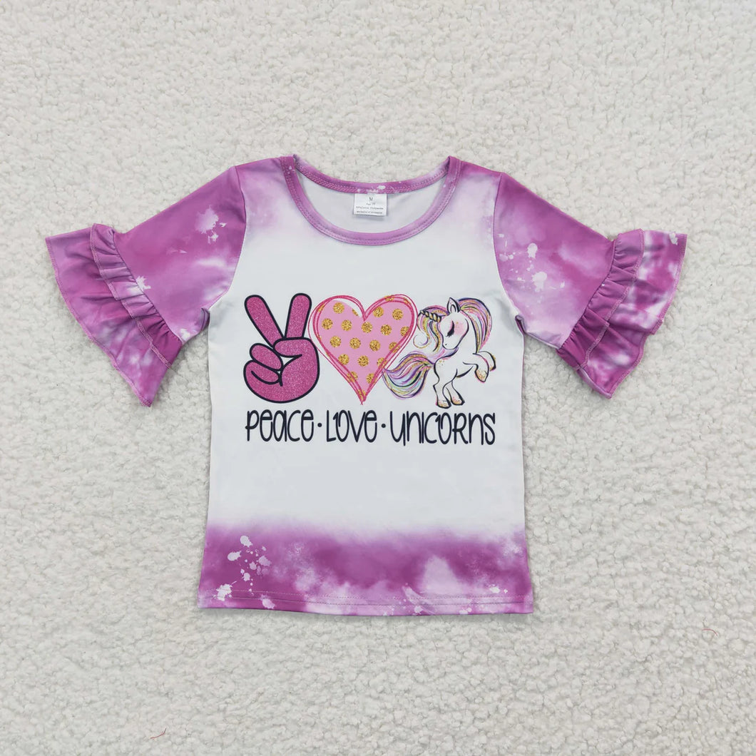 Pre-order RTS from Supplier Peace Love Unicorn Shirt