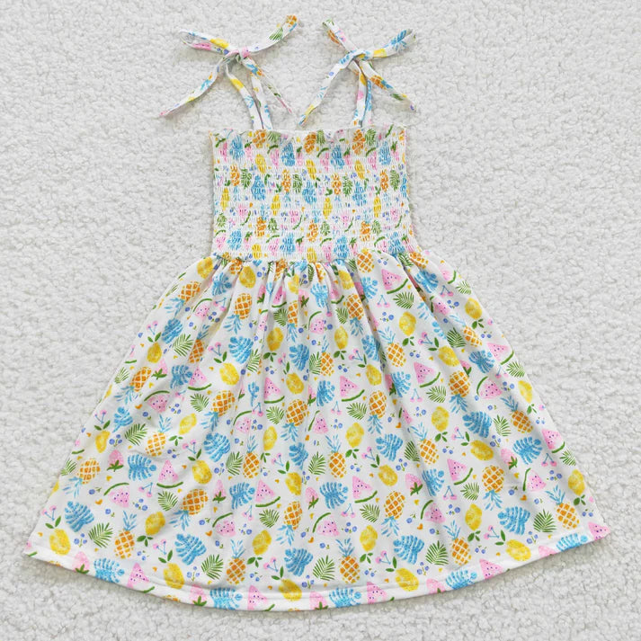 Pre-order RTS from Supplier Smocked Fruit Dress