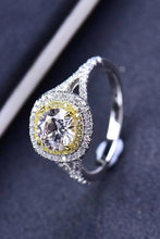 Load image into Gallery viewer, Two-Tone 1 Carat Moissanite Ring
