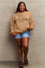 Load image into Gallery viewer, Simply Love Full Size GOING FOR THE I HAVE KIDS LOOK Long Sleeve Sweatshirt
