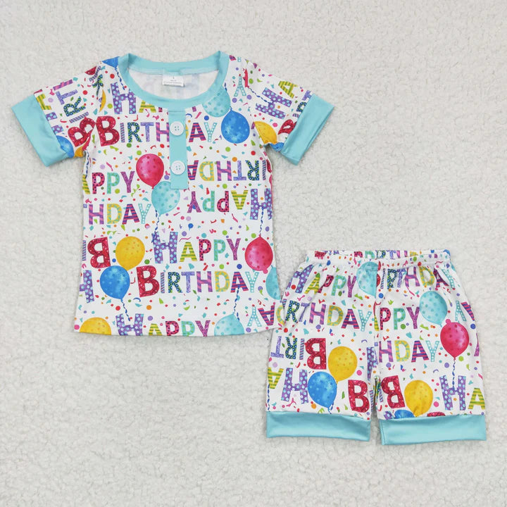 Pre-order RTS from Supplier Cute Birthday PJ’s